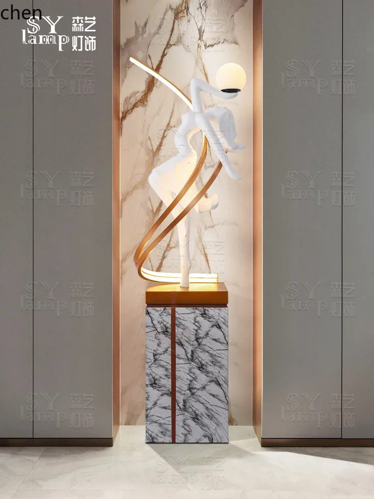 DSA light luxury sculpture humanoid dance ornament sales office living room entrance abstract decorative ornament