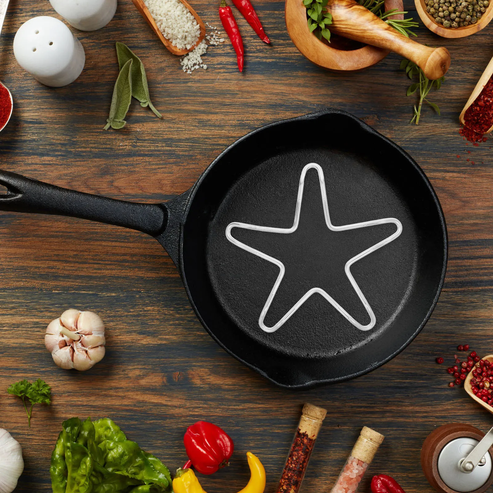 

Heat Resistant Gas Stove Stand Non Deformable Small Pan Support Rack for Household Use Gas Stove Rack Kitchen Supplies