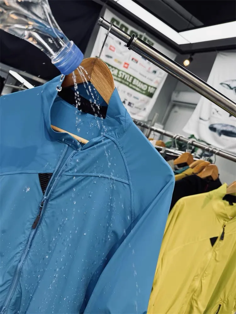Ultra-Thin Quick-Dry Cool Feeling Sun-Protective Outdoor Climbing Hiking Men's Jacket Breathable Waterproof Wear-Resistant