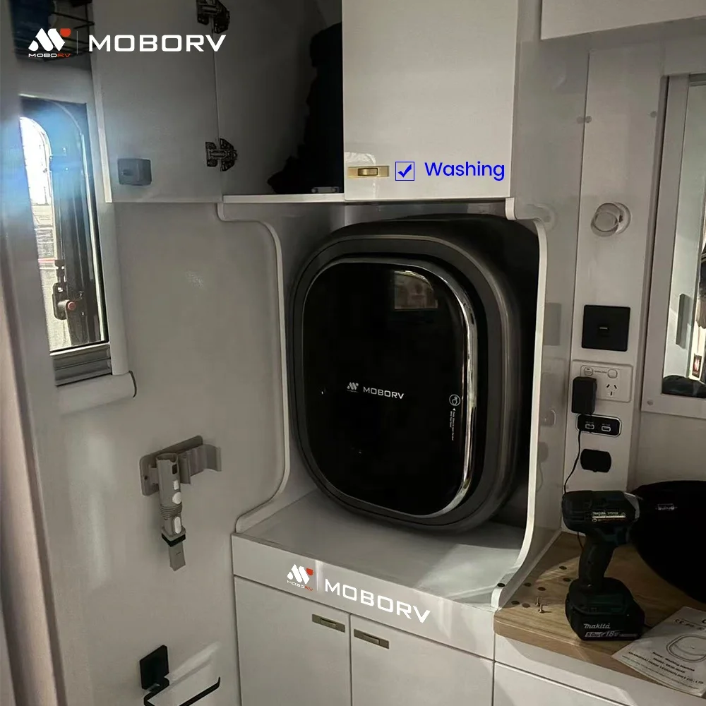PART RV Appliances Fully AUTOMATIC FRONT LOAD MINI WALL MOUNTED WASHING MACHINE CE Certified