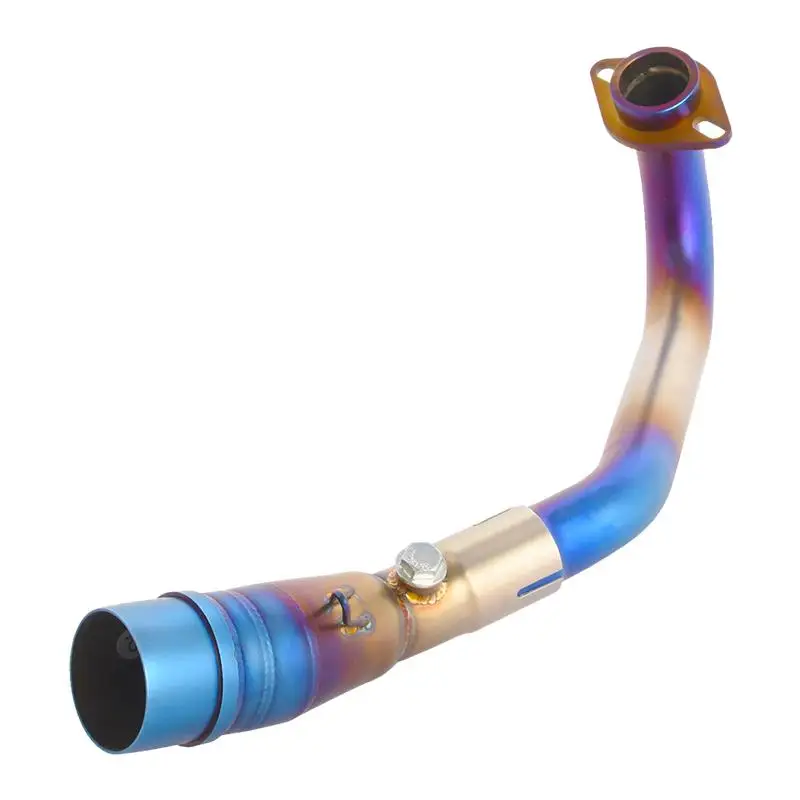 

Exhaust Front Mid Pipe For Yamaha XMAX 250 XMAX350 2021-2025 Motorcycle Motorcycle Exhaust System Blue Link Tube 51mm
