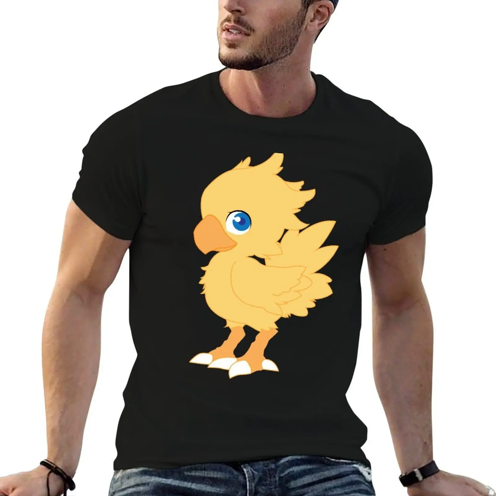 

mens graphic man t shirts man designer T-Shirt Chocobo t shirt luxury t shirt