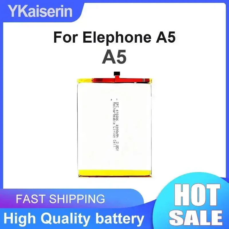 High-Capacity Mobile Phone Battery 4000mAh High Performance For Elephone A5