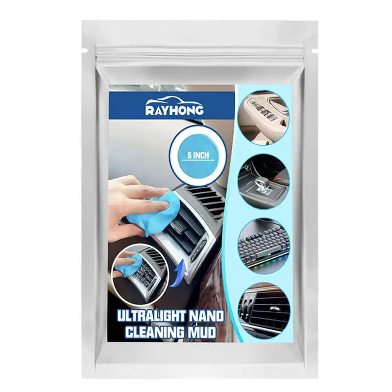Car Cleaner Gel Auto Vent Magic Dust Remover Glue Computer Keyboard Dirt Cleaner Multifunction Air Vent Outlet Mud Cleaning Tool