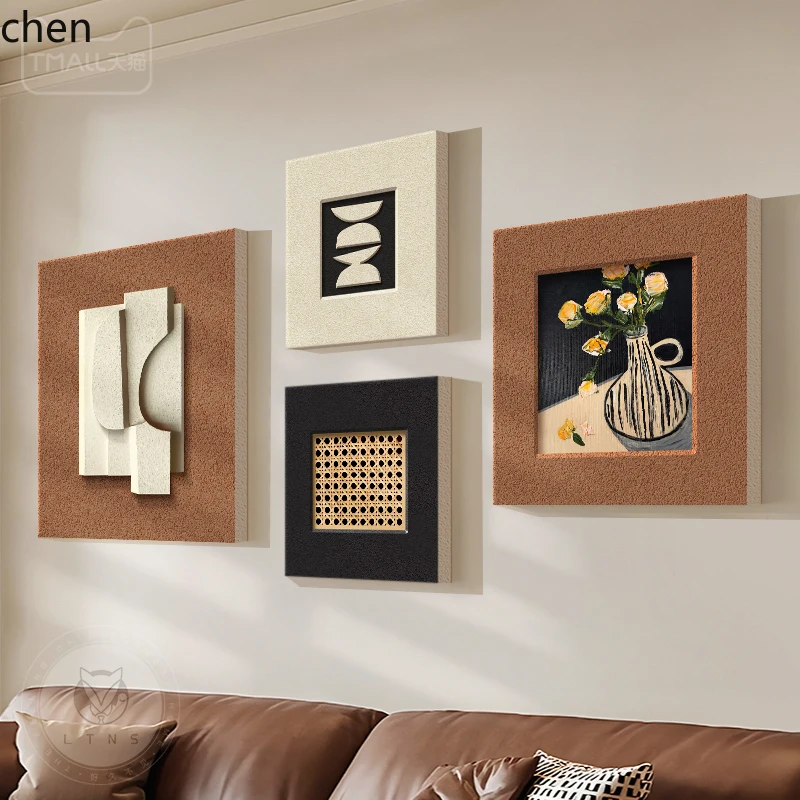 

QZT Living Room Decorative Painting Abstract Sofa Background Wall Hanging Art Mural