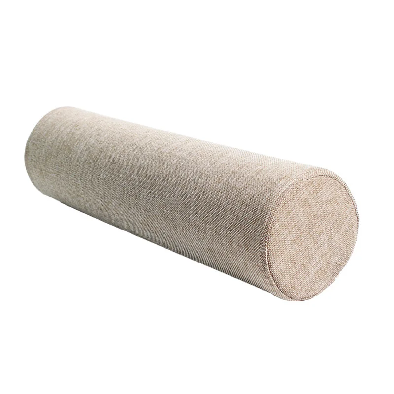 Long Foot Cushion Cylindrical Pillow for Sleeping Waist Support Office Cushion