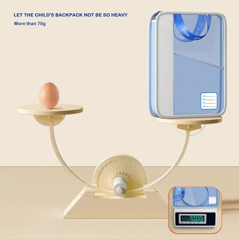 Двухручная прозрачная сумка для документов, утолщенная ручная сумка для классификации предметов, дизайн для хранения прозрачного материала