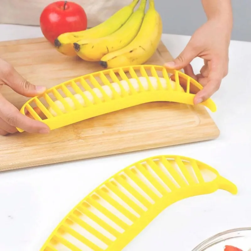 1pc banana splitter fruit platter Fruit salad banana slice slicer