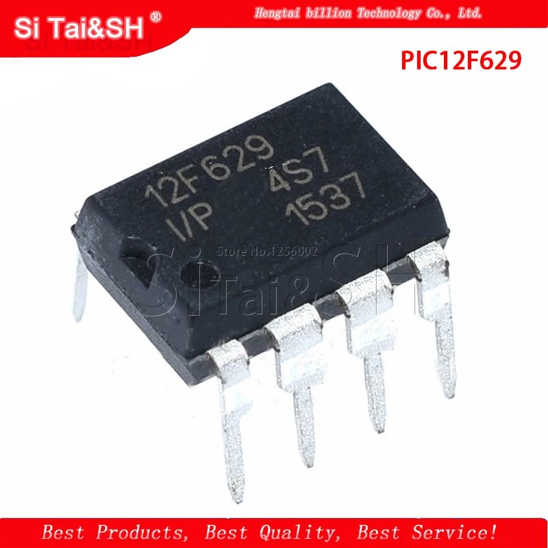 1pcs/lot P 12F675-I/P 12F675 P 12F675 = P 12F629-I/P P 12F629 12F629 SAME   Waterproof shell