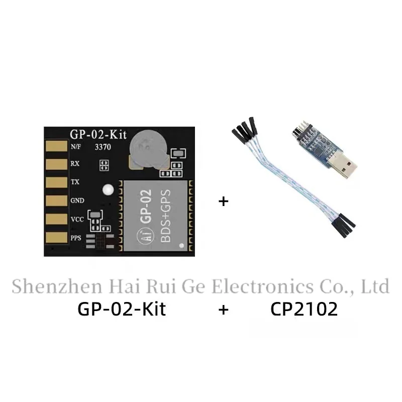 GPS/BDS/GNSS Multi-Mode Satellite Positioning and Navigation Development Board with Ceramic Antenna GP-02-Kit