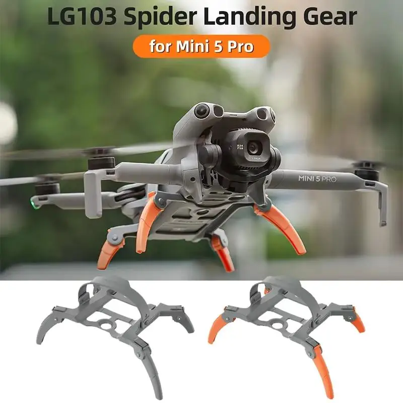 Foldable Drone Landing Gear Elevated Protective Spider Leg Stand Quick Release Support Frame For Drone Takeoff Landing Accessor