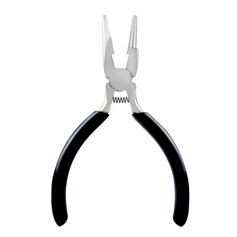 Bending Tool Concave Pliers 4Inch Long Time Service Non-slip Handle Precision Pliers Round Semi-recessed Practical