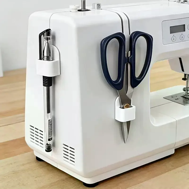 Sewing Scissor Storage Box with Adhesive Easy Mount Organizer for Sewing Machine Accessories Perfect for Small Craft Rooms