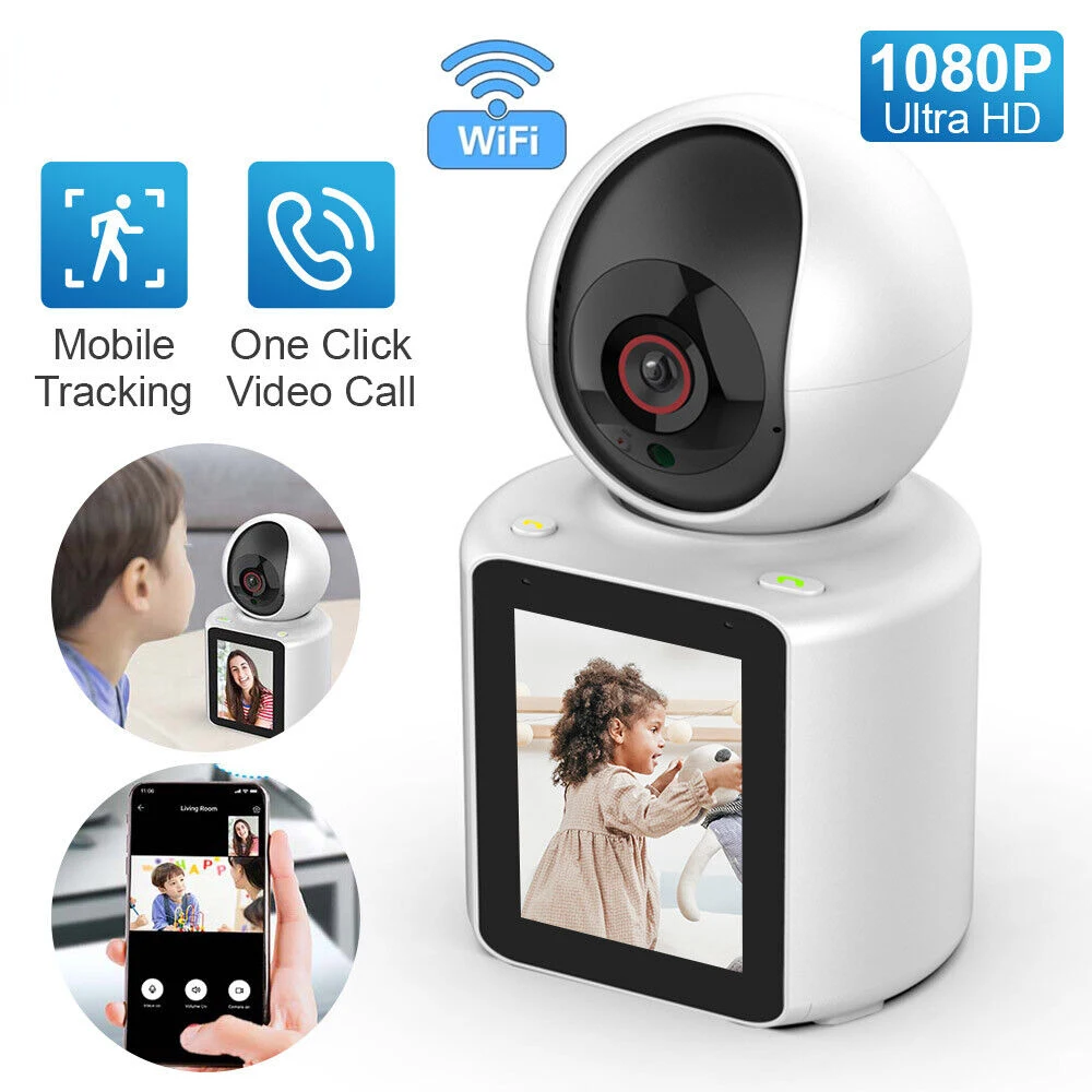 

Video intercom Camera 1080P HD Rotate SmartCamera WiFi Anti-theft Night Vision Surveillance Camcorders IP APP for iOS/Android