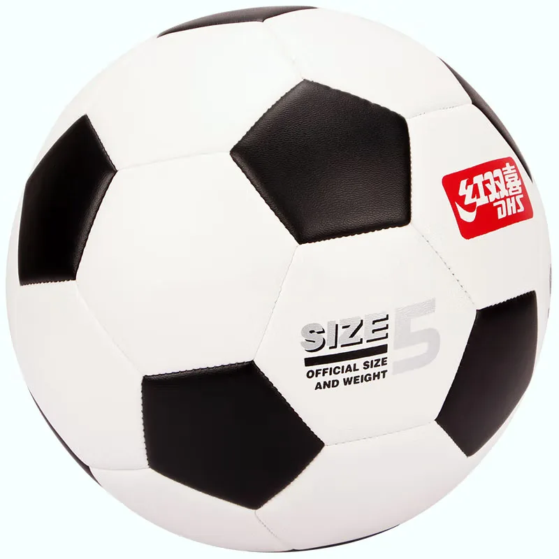 DHS Soccer Ball Size-5 Size-4 PVC Material Machine-Stitched Football for Training Match