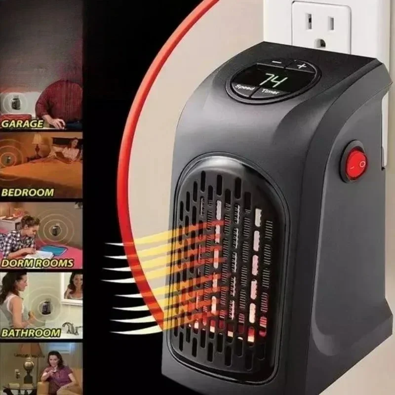 Bestseller Electric Heater Household Heater Heating Furnace Convenient Room Heater Remote Control Wall Mounted Remote Winter Hea