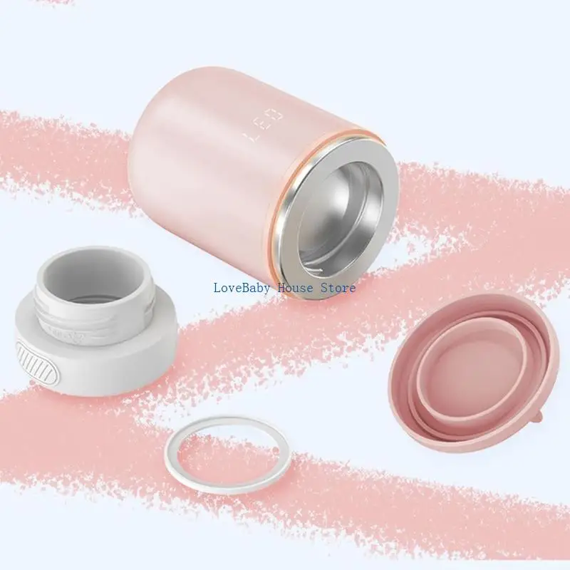 BX0D Rechargeable Bottle Warmer Compact Electric Bottle Warmer for Easy Milk Warming