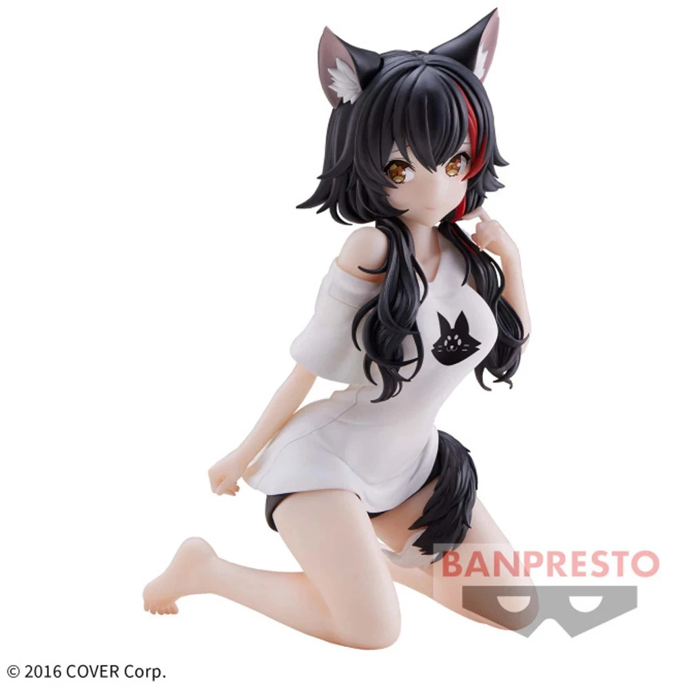 In Stock Banpresto Relax Time Anime Hololive If Shirakami Fubuki Yozora Mel Akai Haato Ookami Mio Figure Model Boxed Toy
