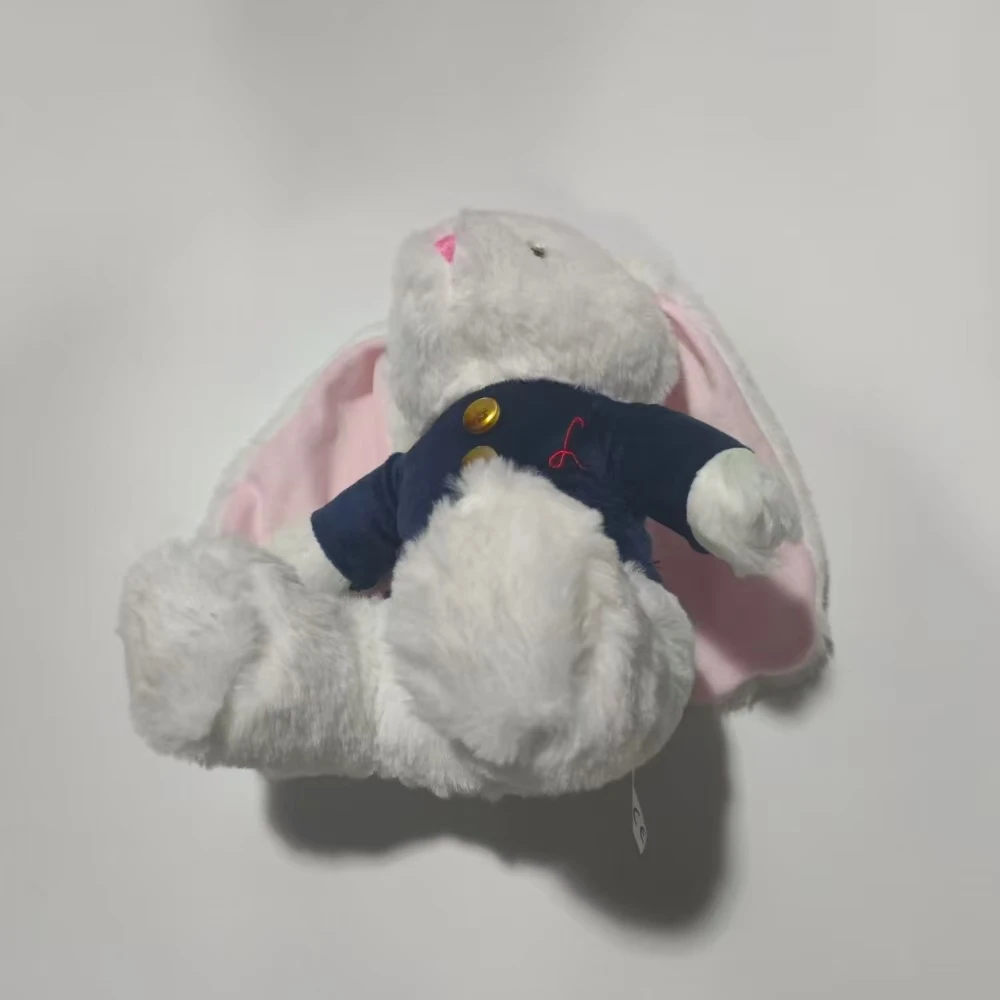 

Kawaii 23 см Mei плюшевый кролик синего покрытия, плюшевая игрушка с запущенными ушками, детские подарки на день рождения и Рождество