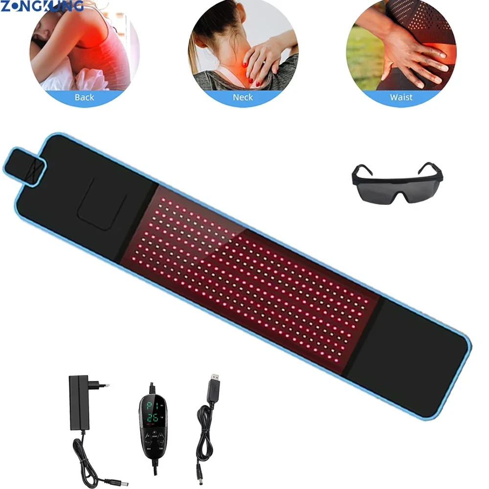 

Biggest Red Light Belt Led Fat Wrap 660nm 850nm Near Infrared Red Light Device Fat Burning Pad Full Body