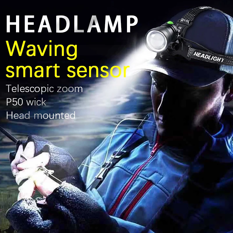 

LED headlamp searchlight energy saving easy to carry outdoor camping light light super bright