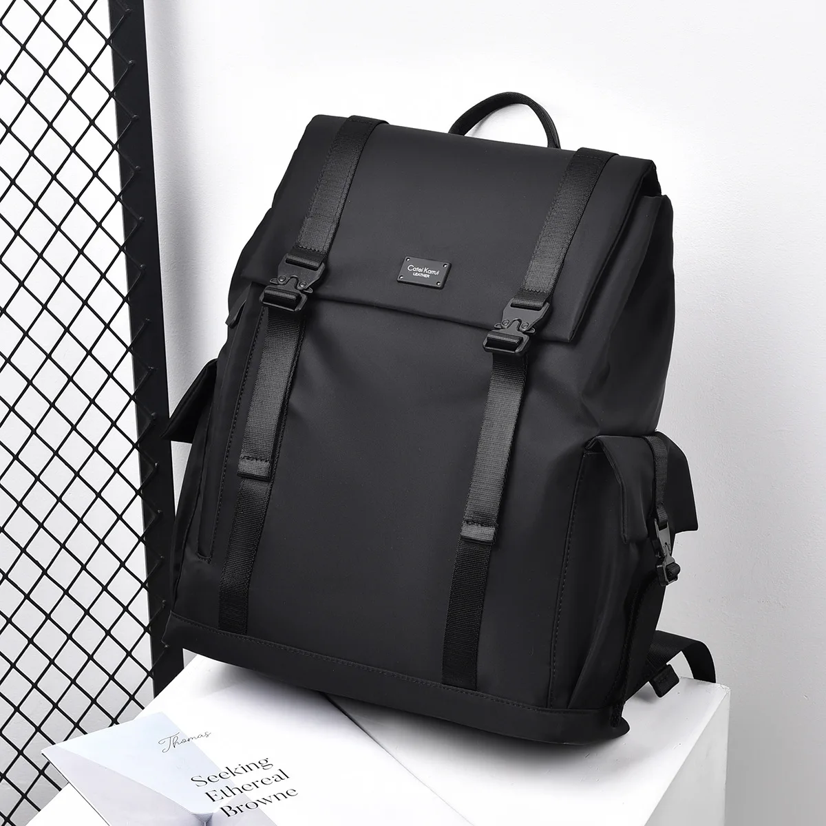 

New Fashionable Men's Large Capacity Computer Waterproof Men Backpack Notebook Multi-functional Bags School For Teenagers Bag