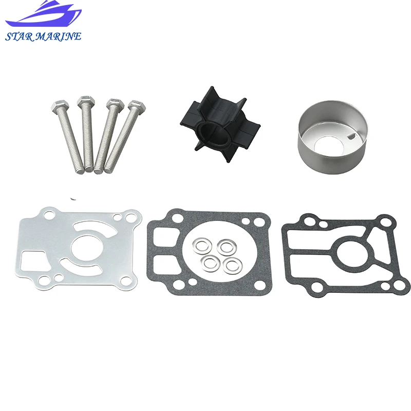 

361-87322 Water Pump Impeller Repair Kit for Tohatsu 25/30/35/40HP Replaces Parts 361873220 Replaces Aftermarket