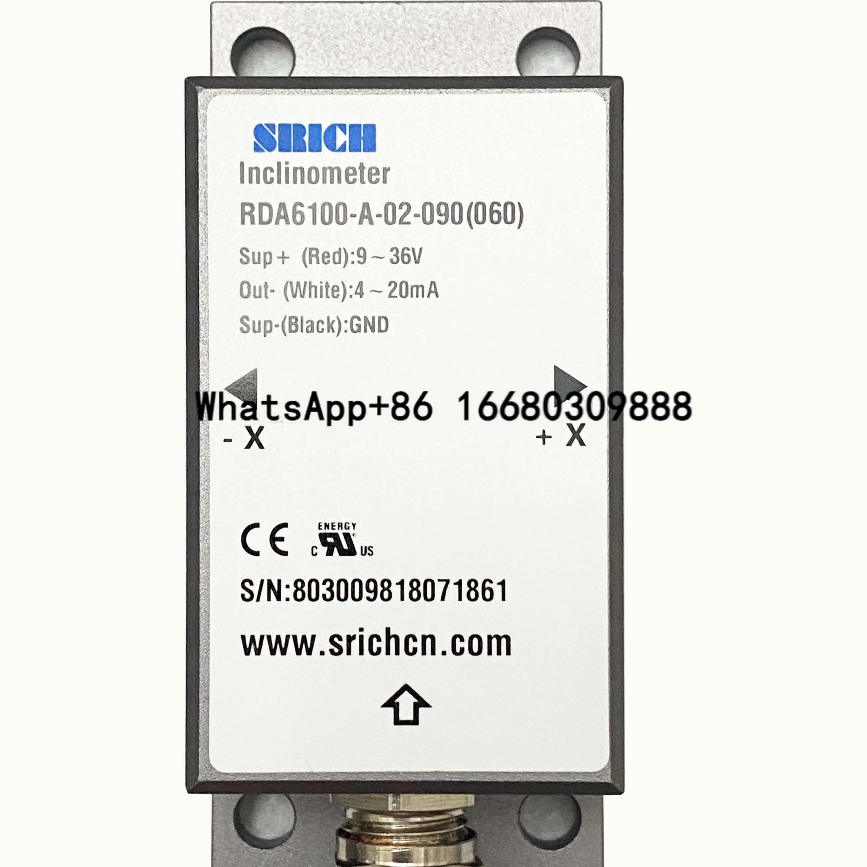 RDA6100 Single-axis inclination sensor