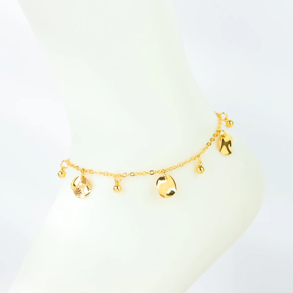 Arabische Mode Fußkettchen 21k Vergoldet Türkische Münzen Vintage Fußarmband Nigeria Islamischer Frauen Brautschmuck – Detail 11