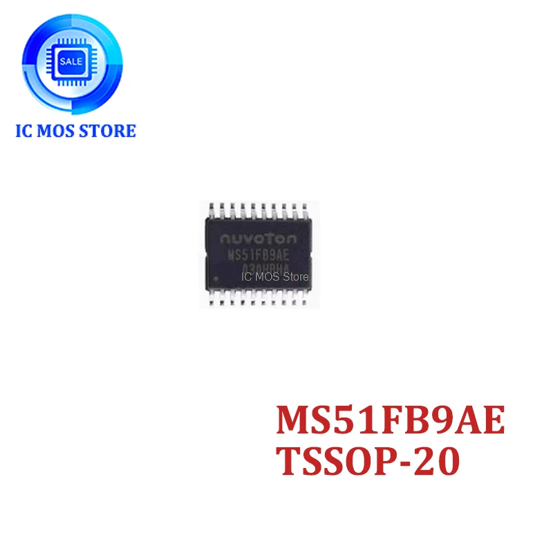 10PCS MS51FB9AE pin compatible replacement N76E003AT20 TSSOP20 brand new genuine microcontroller