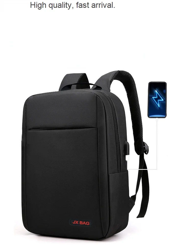 

Men's Computer Backpack Backpack Business Travel Bag Large Capacity Simple Junior and Middle School Students Schoolbag Female