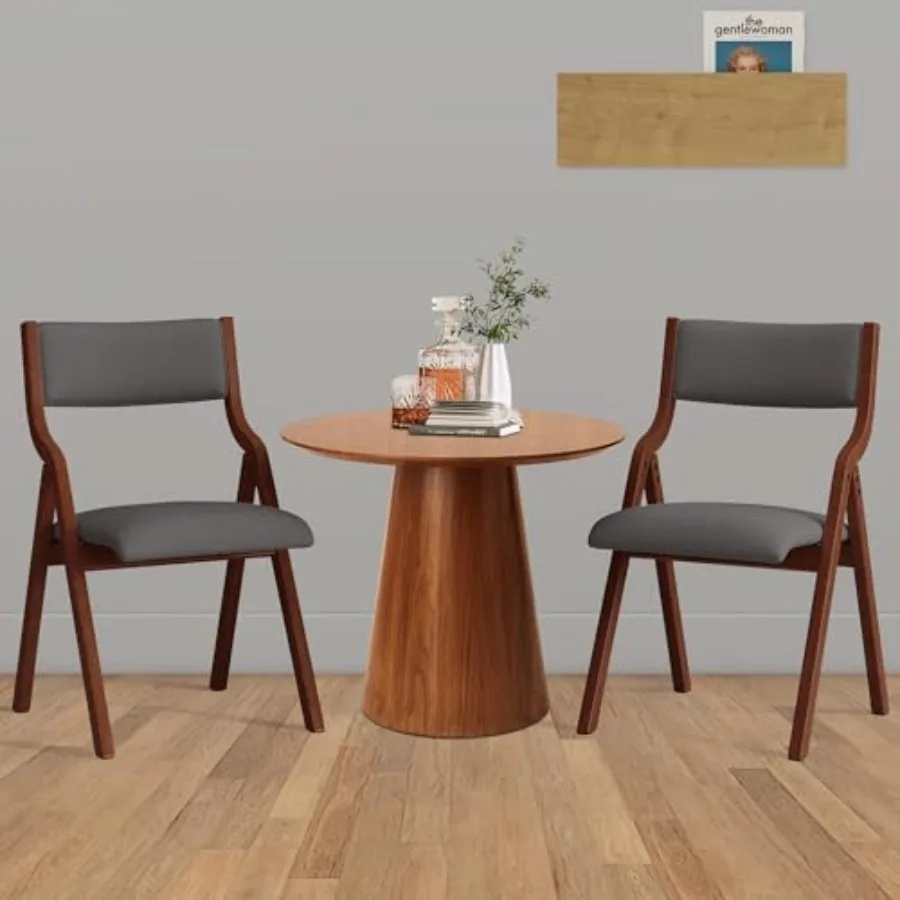 

Набор из 2 складных стульев с обивкой, эргономичной спинкой и прочным деревянным каркасом. Портативные стулья для мероприятий и встреч.