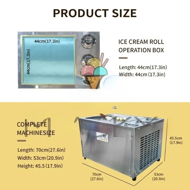 

Commercial Type Yogurt Machine/Fried Ice Cream Machine Roll/Yogurt Ice Cream Machine