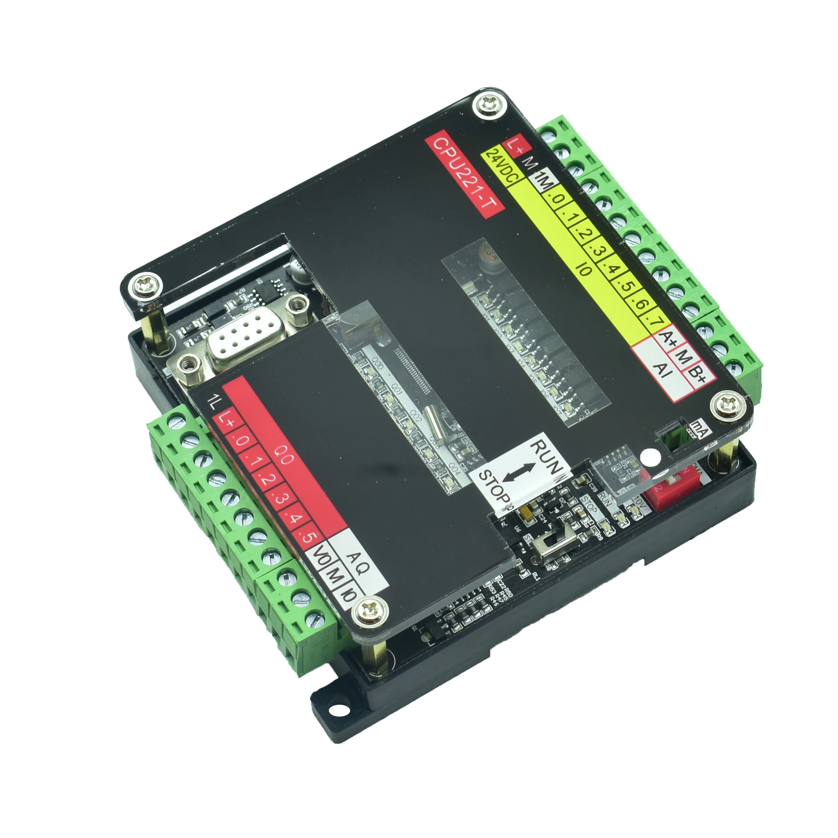 PLC industrial control board CPU222 compatible with S7-200/CPU224XP simple PLC programmable controller transistor output