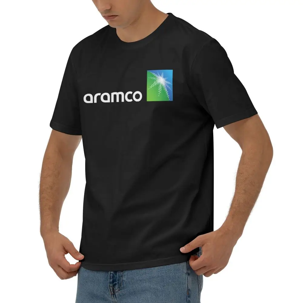 NEW Saudi Aramco Fashion T Shirt Printed Cotton Men's T-Shirt Men Tops Funny Short Sleeve Tee