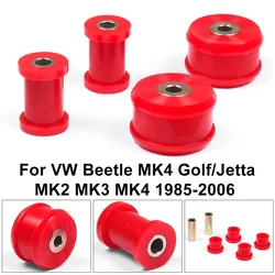 Car Front Control Arm Bushing Kit 22-202 FOR VW Beetle 98-06 / Golf 85-06 / Jetta 85-06 Polyurethane Red Car Accessories