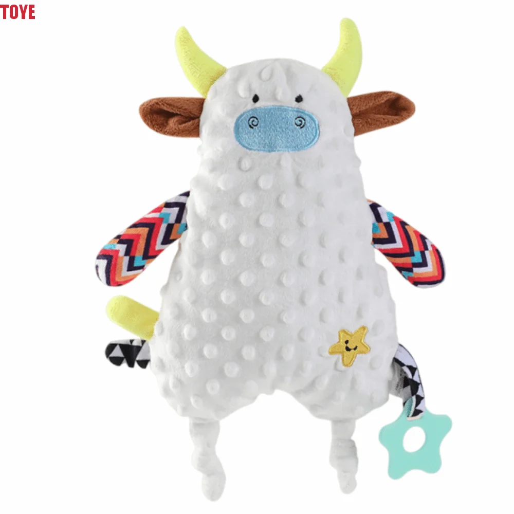 Edredón de juguete para bebé, conejo León, muñeca tranquilizadora suave y bonita, cómoda, resistente al desgaste, toalla de Placate calmante para animales