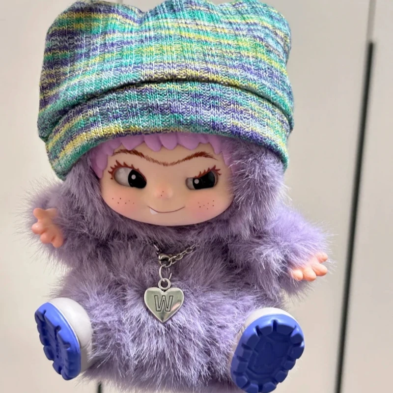 Wakuku fuzzy na moda diversão festa caixa cega bonito wakuku figura de ação caixa mistério bonito boneca saco pingente boneca surpresa saco presente brinquedo