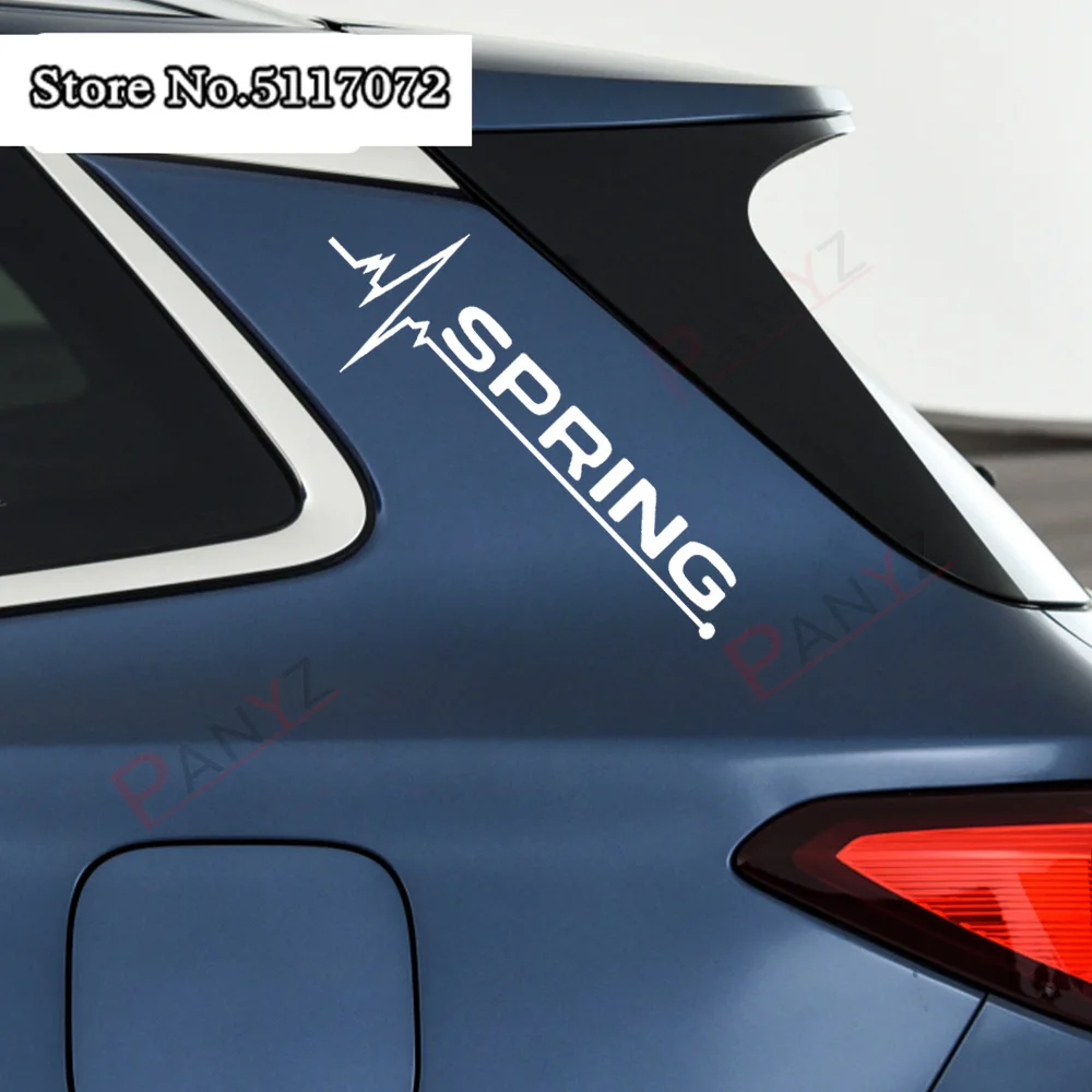 2 Pcs Car Stickers Side Window Trim Decals For Dacia Spring Jogger