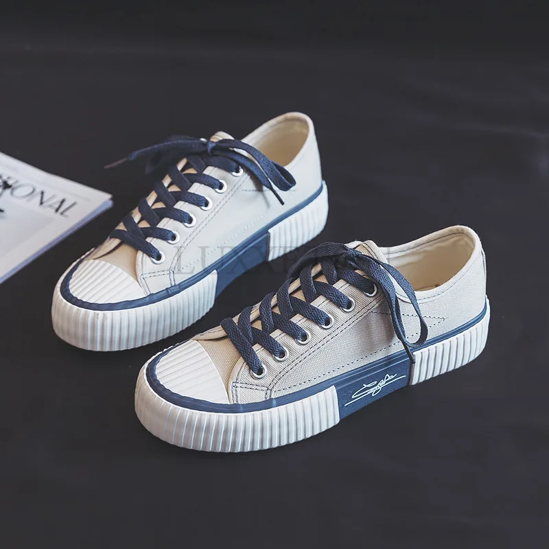 Women\'s Sports Shoes Flat Low-top Sports Women\'s Durable Casual Canvas Sneakers Cute 2024 Fashion Tennis Shoes Mainland China