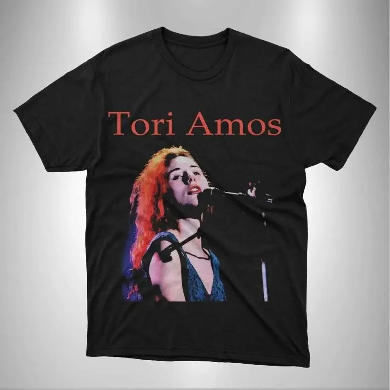 Vintage Tori Amos Cotton Black Full Size T Shirt