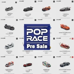 **Pre Sale**POP Race 1:64 CLK GTR C297 D2 Privat Diecast Diorama Model Collection Miniature Carros Toys