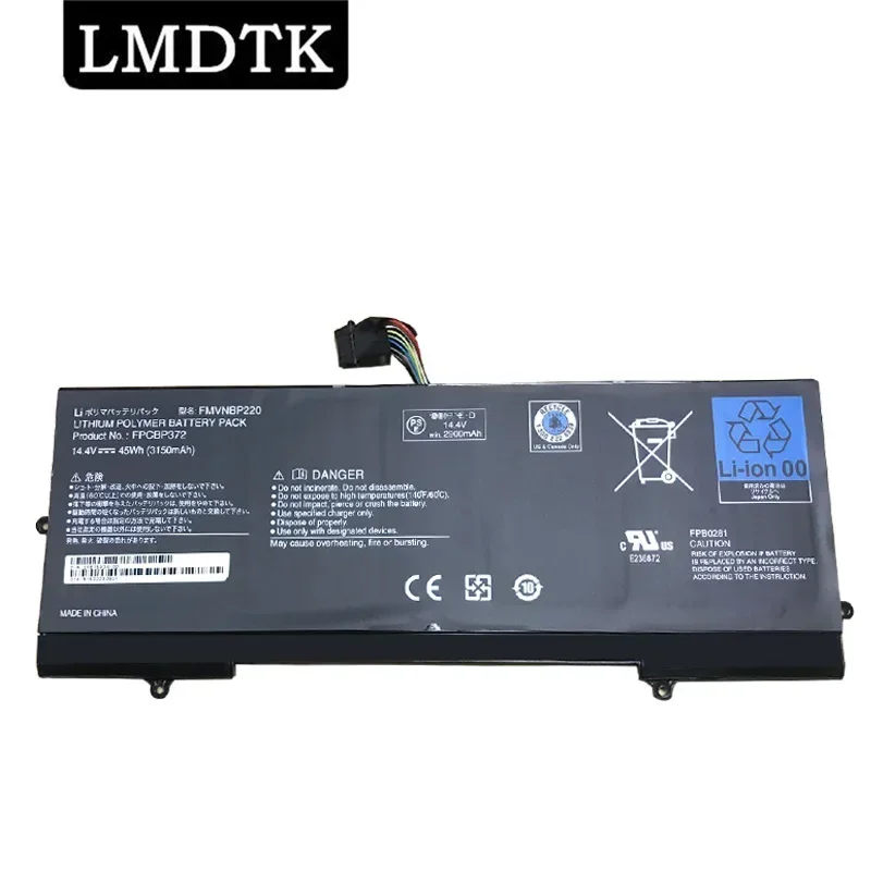 

LMDTK New FPCBP372 FMVNBP220 Laptop Battery For Fujitsu LifeBook U772 14.4V 45Wh