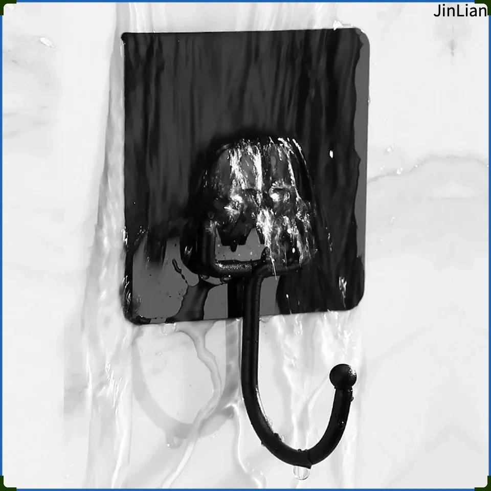 1 To 12 Pcs Versatile Rotating Adhesive Hooks for Walls Doors and Cabinets – Waterproof Durable Carbon Steel Hanging Organizers