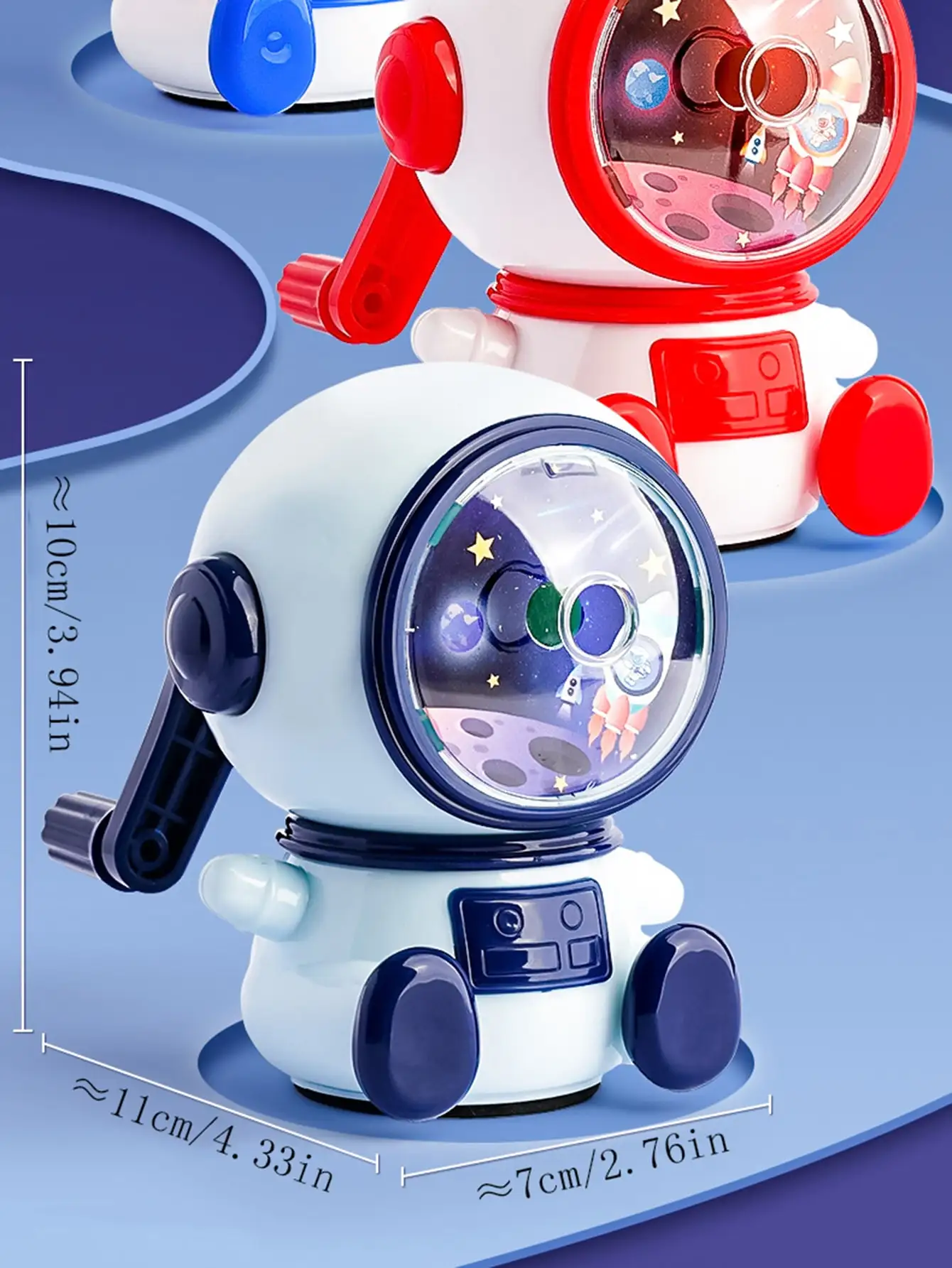 Bview Art Pencil Sharpener Manual Pencil Sharpener Astronaut Shape Pencil Cutter for Classroom/Office/Home/Kids Gift