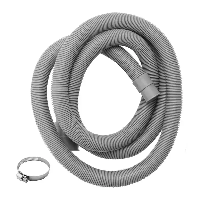 A44I-Drain Hose Extension Set Universal Washing Machine Hose 6.5Ft, Include Drain Hoses Hose Clamps