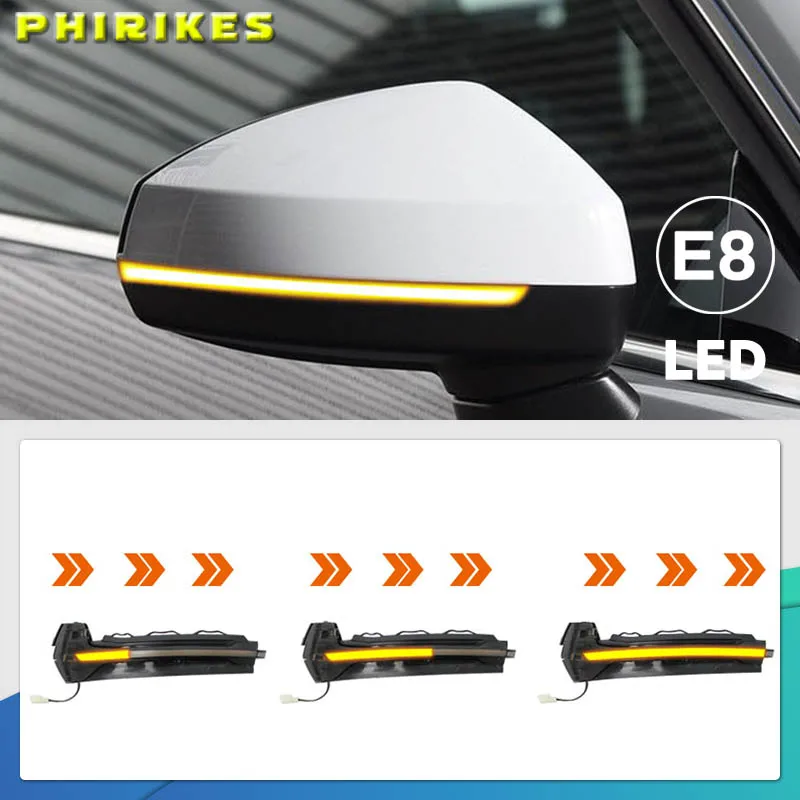 Dynamic blinker for Audi A3 8V S3 RS3 Side Mirror light LED Turn Signal 2013 2014 2015 2016 2017 2018 2019 2020 Arrow flasher