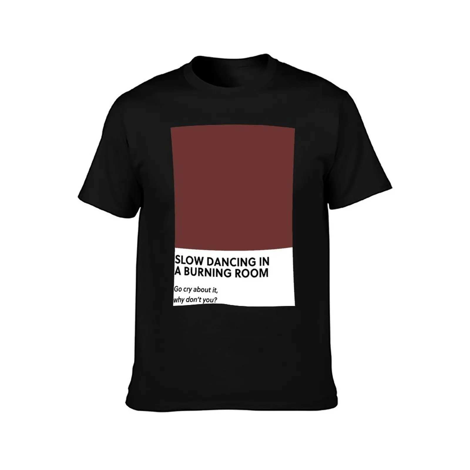 slow dancing in a burning room - john mayer T-Shirt, Summer Casual Cotton Tee, Oversized Streetwear Tops, Vintage Graphic Print