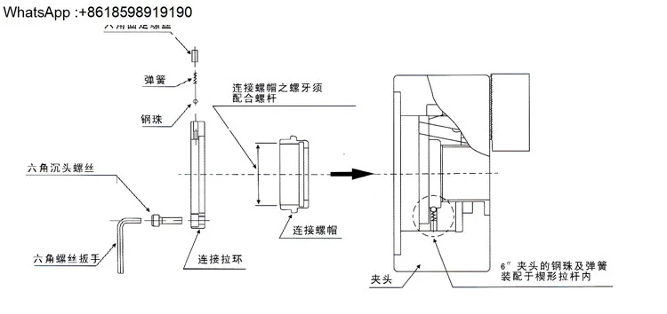 Futterkupplungsmutter, Spurstangenmutter, Futtermutter M55