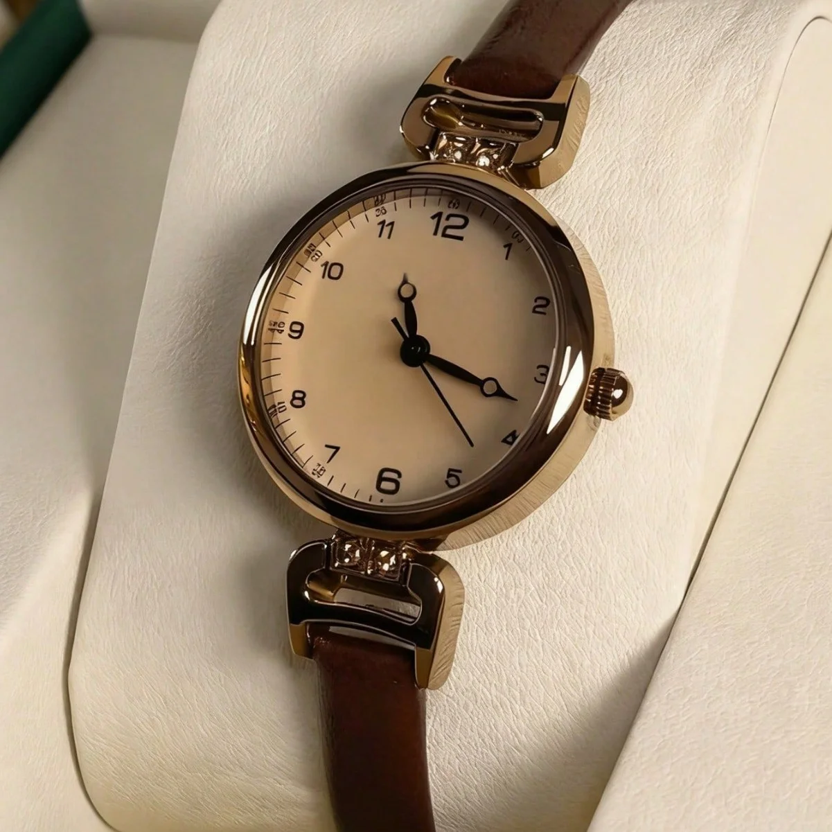 1/2/5 pieces retro style women's watches, high quality student small dial quartz watch, luxury British design (without gift box)